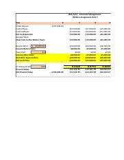 Solution To Written Assign Unit Xlsx Bus Financial