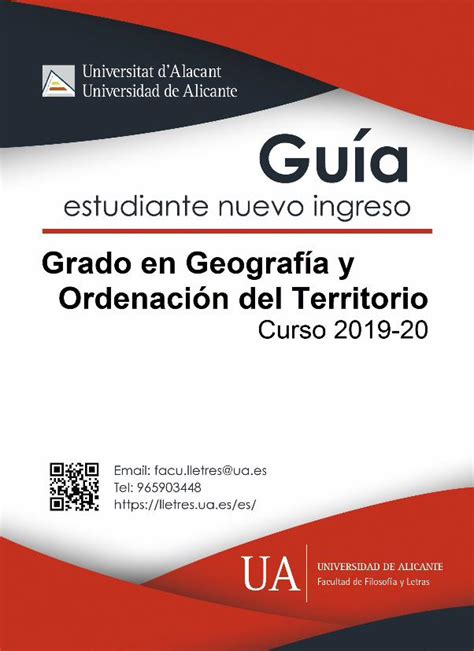 Pdf Curso Lletres Ua Es El Grado En Geograf A Y