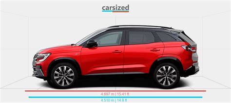 Dimensions Renault Austral Present Vs Skoda Kodiaq