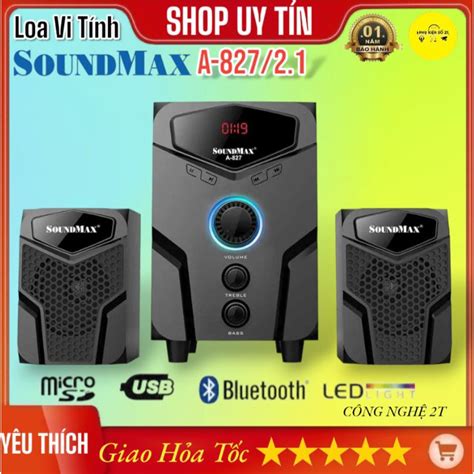 Loa Vi T Nh Bluetooth Soundmax A H Ng Ch Nh H Ng Shopee