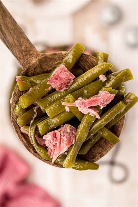 Old Fashioned Southern Style Green Beans From Lanas Cooking