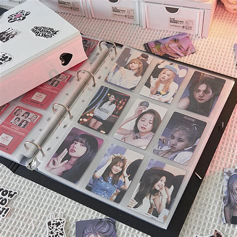 Classeur Kpop De Grande Capacit Avec D Flecteur Porte Cartes Photo A