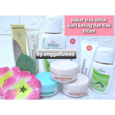 Jual Paket Vivapaket Skincare Viva Untuk Kulit Kering Dan Flek Hitam