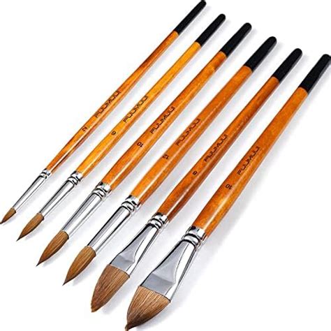 Fuumuui Aquarell Pinsel Set Professionelle Kolinsky Pinsel F R K Nstler