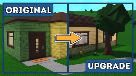 Upgrading The Starter House In Bloxburg Youtube