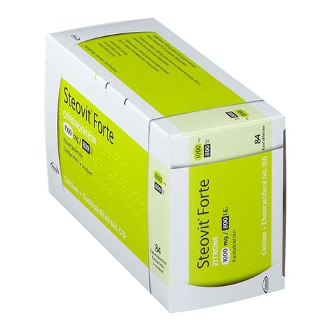Steovit® Forte Citron 1000mg/800 U.I. 84 pc(s) - Farmaline