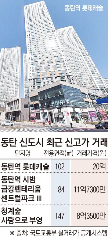 “동탄 아파트가 20억 원”신고가 속출하는 동탄 부동산 왜 이투데이