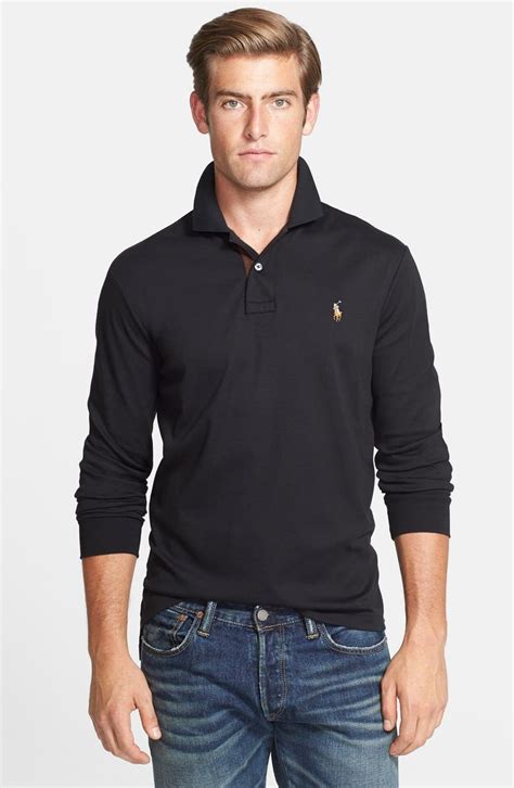 Polo Ralph Lauren Long Sleeve Pima Cotton Polo Nordstrom