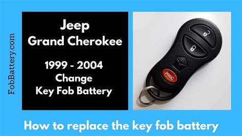 2013 Jeep Grand Cherokee Key Fob Battery