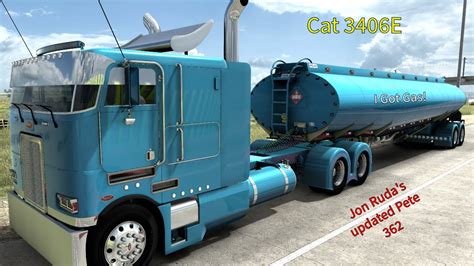 Ats Jon Ruda S Updated Pete With His Polar Tanker Trailer Cat