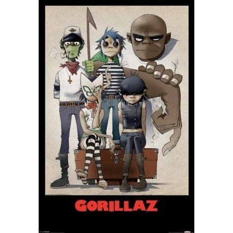 Gorillaz demon days live concert poster - avenuefalas