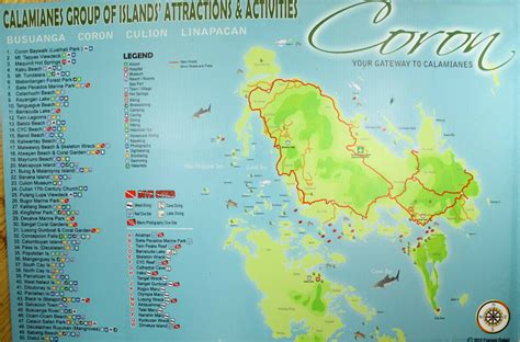 Coron Palawan Philippines Map