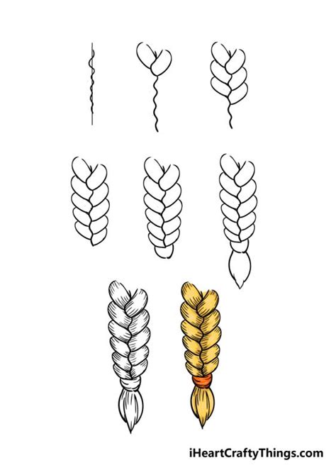 Braid Drawing How To Draw A Braid Step By Step