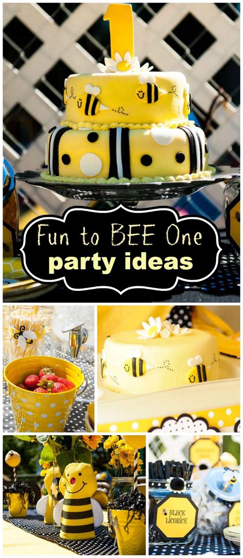 Bumble Bees Birthday Fun To Bee One Catch My Party Bumble Bee