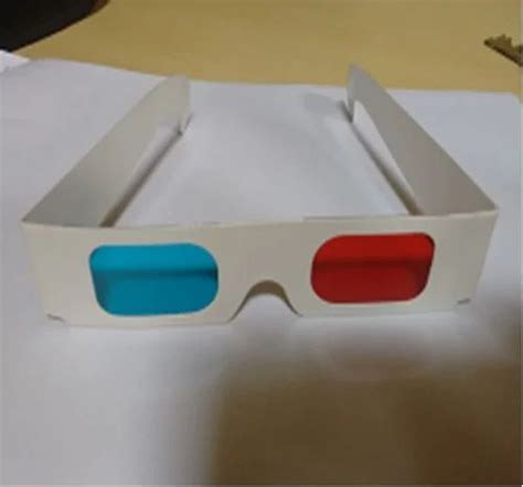 Paper Frame Red Cyan 3d Glasses At ₹ 6 Tilak Nagar New Delhi Id