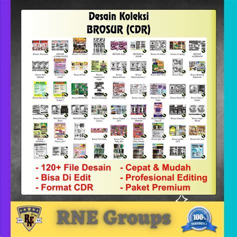 Koleksi Desain Brosur Format Cdr Koleksi Template Design Grafis