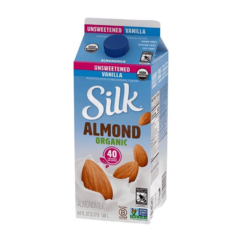 Silk Organic Unsweet Vanilla Almondmilk Milk Pick