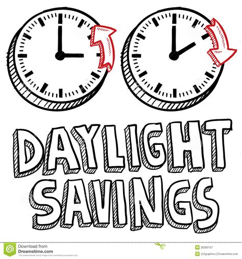 Daylight Savings Time Clipart