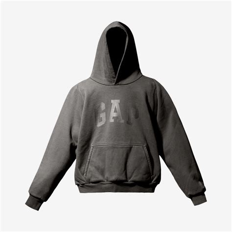 Sasom เสื้อผ้า Yeezy Gap Engineered By Balenciaga Dove Shrunken Hoodie Gray เช็คราคาล่าสุด