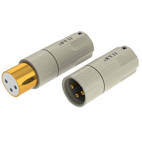 AECO AMI 1060G Connecteurs XLR 3 Pôles Mâle et Femelle Cuivre Tellurium