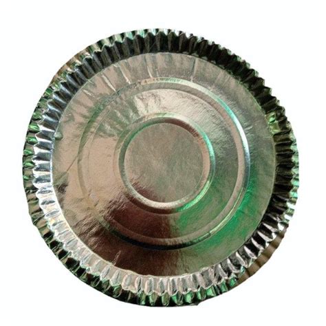 Inch Silver Foil Disposable Paper Plate At Rs Piece Cuttack