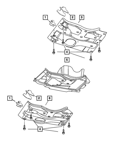 2002 2012 Jeep Liberty Skid Plate 52129092ac Mopar Estores