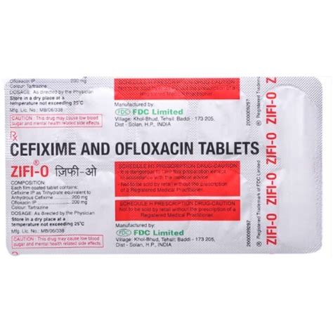 Zifi O 200mg200mg Tablet View Usage Side Effects Price And