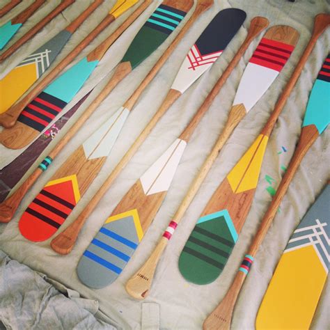 Canoe Dig These Handpainted Paddles By Northern Newcomers Norquay