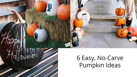 No Carve Pumpkin Decorating Ideas | Pumpkin Painting