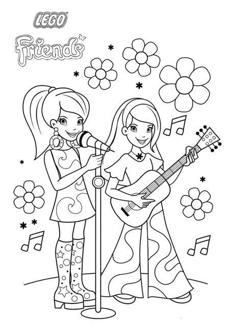 Dibujos De Lego Friends Para Colorear Para Colorear Pintar E