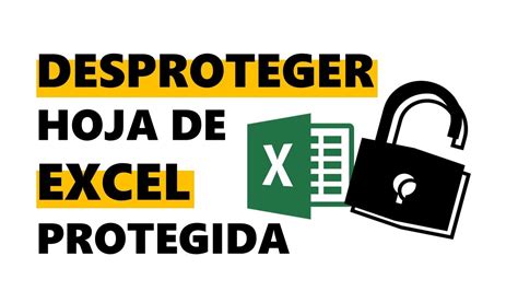 DESPROTEGER hoja de Excel Protegida SIN contraseña Fácil y rápido