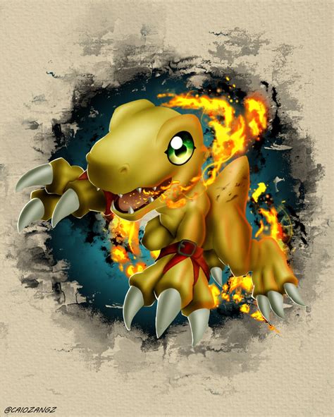 Agumon (Digimon Savers) by caiozangz on DeviantArt