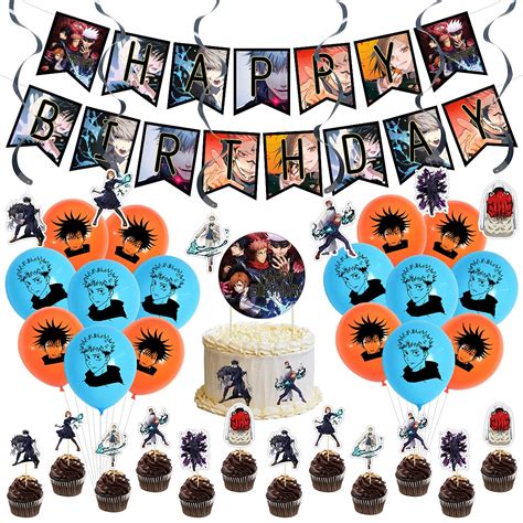 Buy Jujutsu Kaisen Birthday Party Decorations Birthday Party Supplies