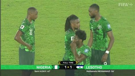 Nigeria Vs Lesotho Highlights Youtube