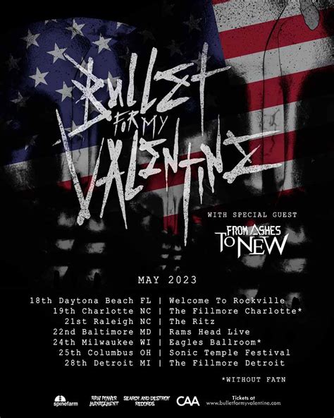 Bullet For My Valentine Playing May Shows In The U S Nextmosh