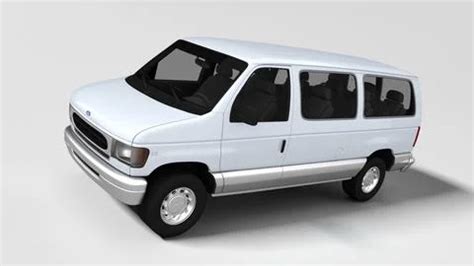 3D Model: Ford E150 Passenger Van #247188793 | Pond5