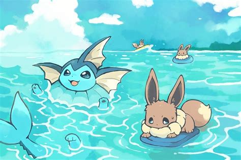 Pin By Josh Bradley On Vaporeon Cute Pokemon Cute Pokemon Pictures