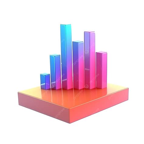 Diagramm Vergr Ern D Modell Im Cartoon Stil Rendern Illustration