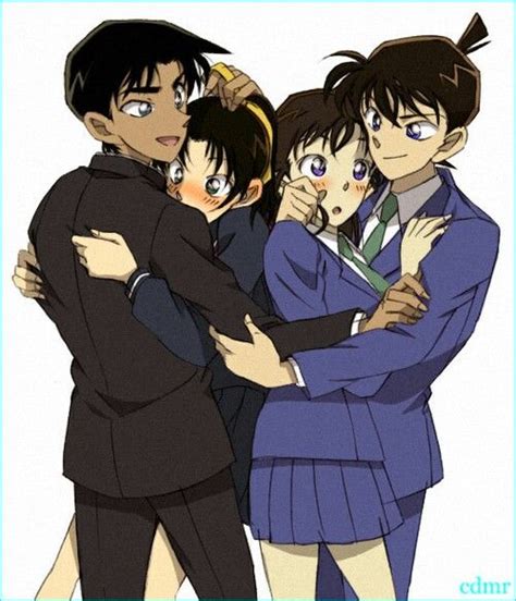 Detective Conan Heiji Kazuha And Shinichi Ran