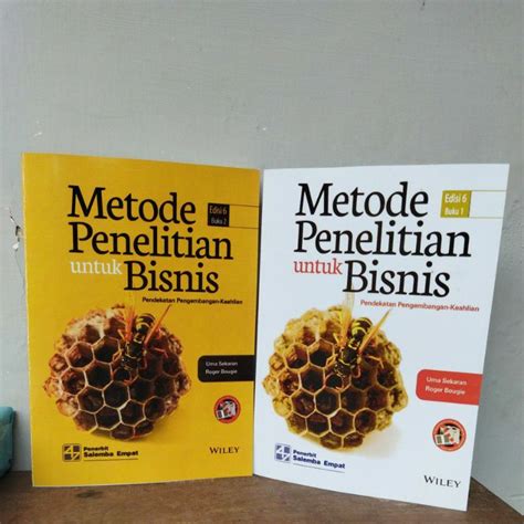 PAKET BUKU METODE PENELITIAN UNTUK BISNIS EDISI 6 BUKU 1 DAN 2 UMA