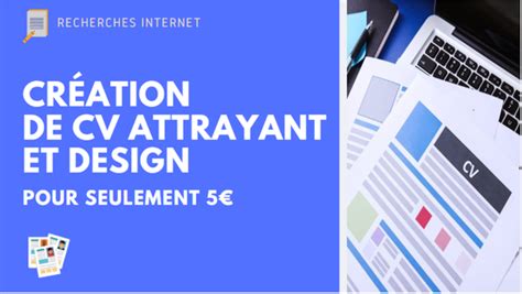 Je Vais Cr Er Un Cv Attrayant Et Design Par Alexpro