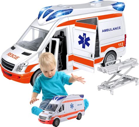 Jingan Krankenwagenspielzeug F R Kinder Auto Krankenwagen