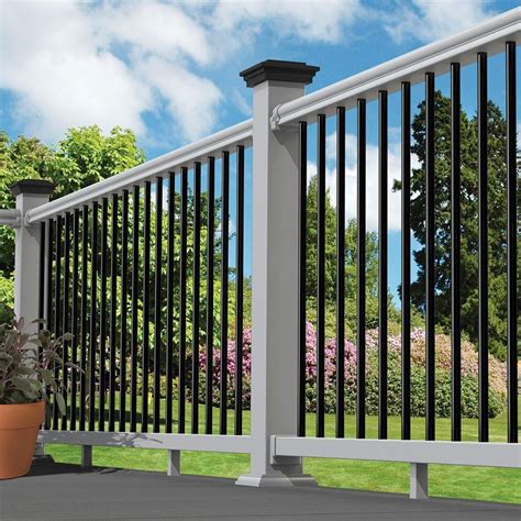 8 Foot Vinyl Stair Railing : Freedom Lincoln 8 Ft X 3 In X 3 Ft White ...