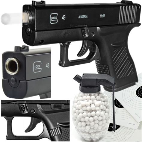 Glock Pistolet Metalowy Na Kulki Mm Replika Asg Granat Kulek