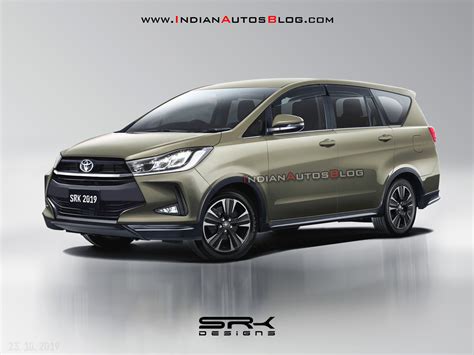 Toyota Innova Crysta Facelift Iab Rendering