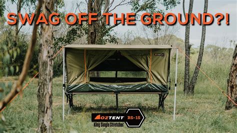 Oztent Rs 1s King Single Stretcher Put Your Swag On Top Youtube