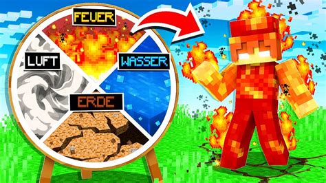 Das Beste Element GlÜcksrad Battle In Minecraft Youtube