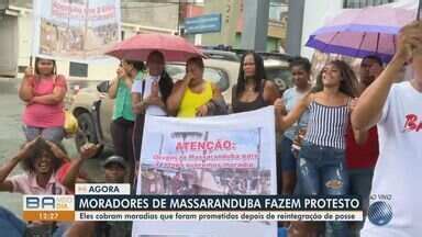 Bahia Meio Dia Salvador Moradores Do Bairro De Massaranduba Fazem