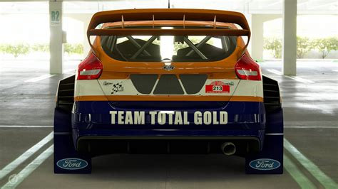 Malcolm Wilson Total Gold Ford Focus Tribute Livery Double G Motorsport