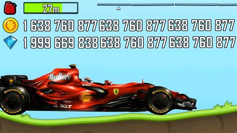 F1 Car Dragster Hill Climb Racing Unlimited Coins And Unlimited